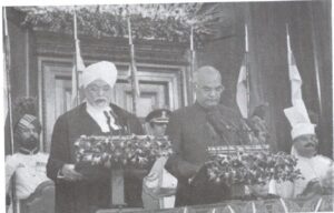 Ram Nath Kovind at the 2017 presidential oath-taking ceremony