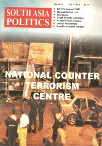 South Asia Politics cover, May 2012